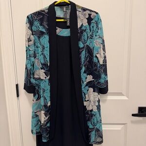 Dress with Sheer Jacket